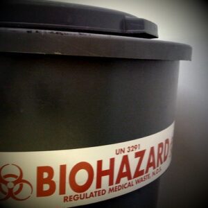 biohazardous regulated medical waste